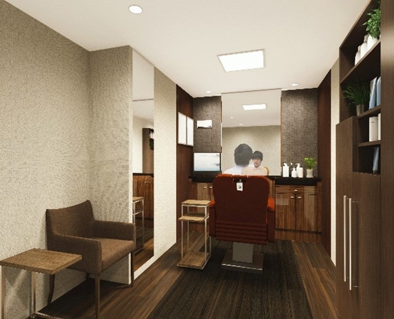 「アデランス岡崎」男性用ブース