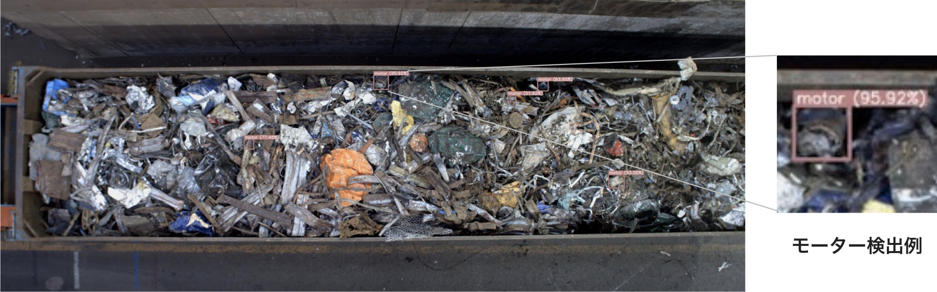 図4.異物検出結果例