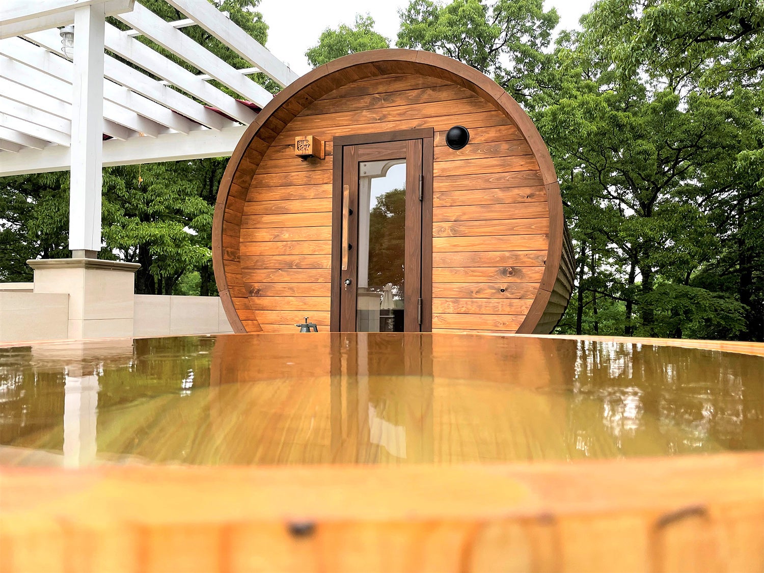 森のバレルサウナ