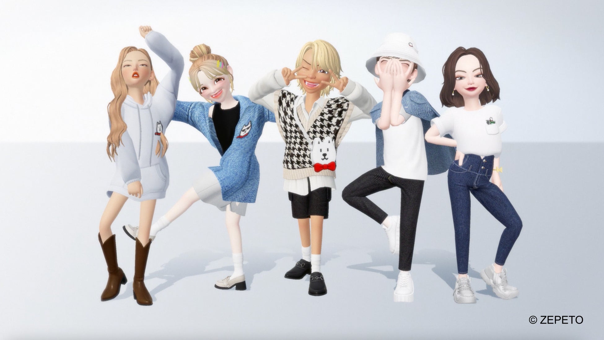 「ソフトバンクショップ in ZEPETO」オリジナルアイテム