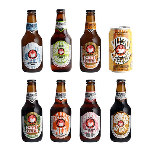 ウクライナに輸出する常陸野ネストビール8種