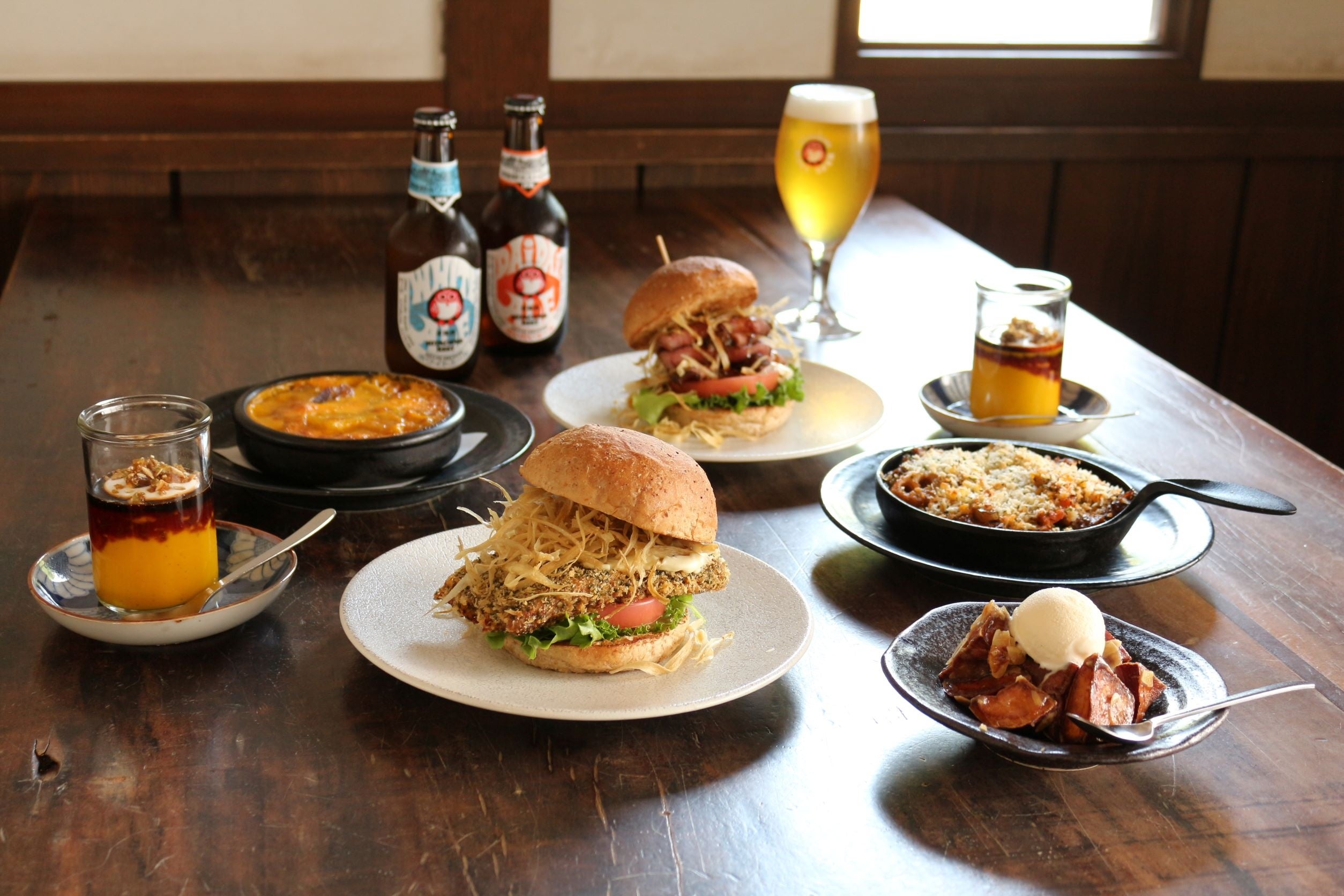 那珂市フェアで提供するメニューの例　※写真はイメージです。