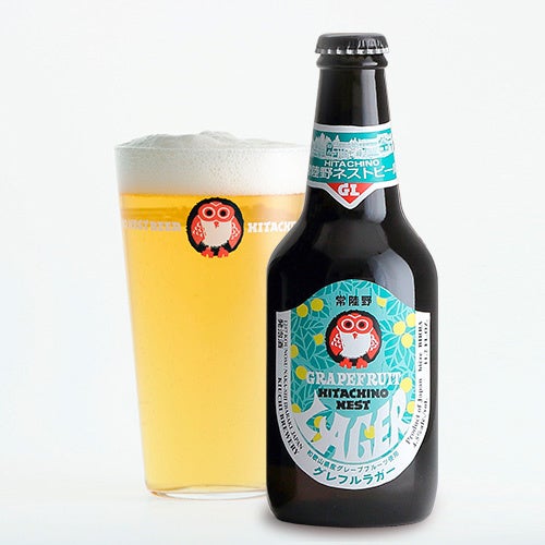 常陸野ネストビール「グレフルラガー」