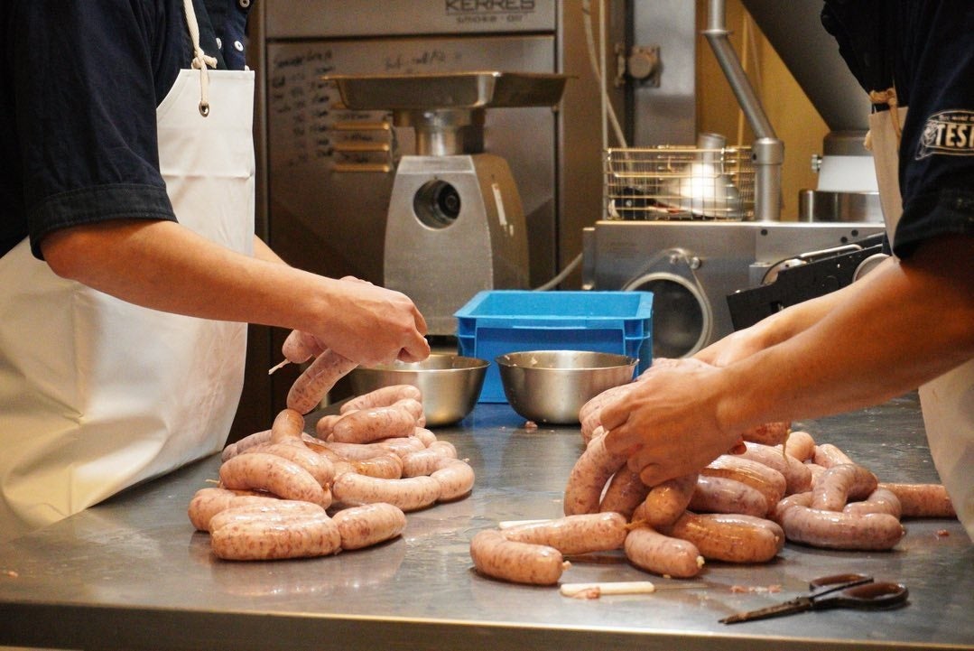 一つひとつ丁寧に作られているTESIOのソーセージ