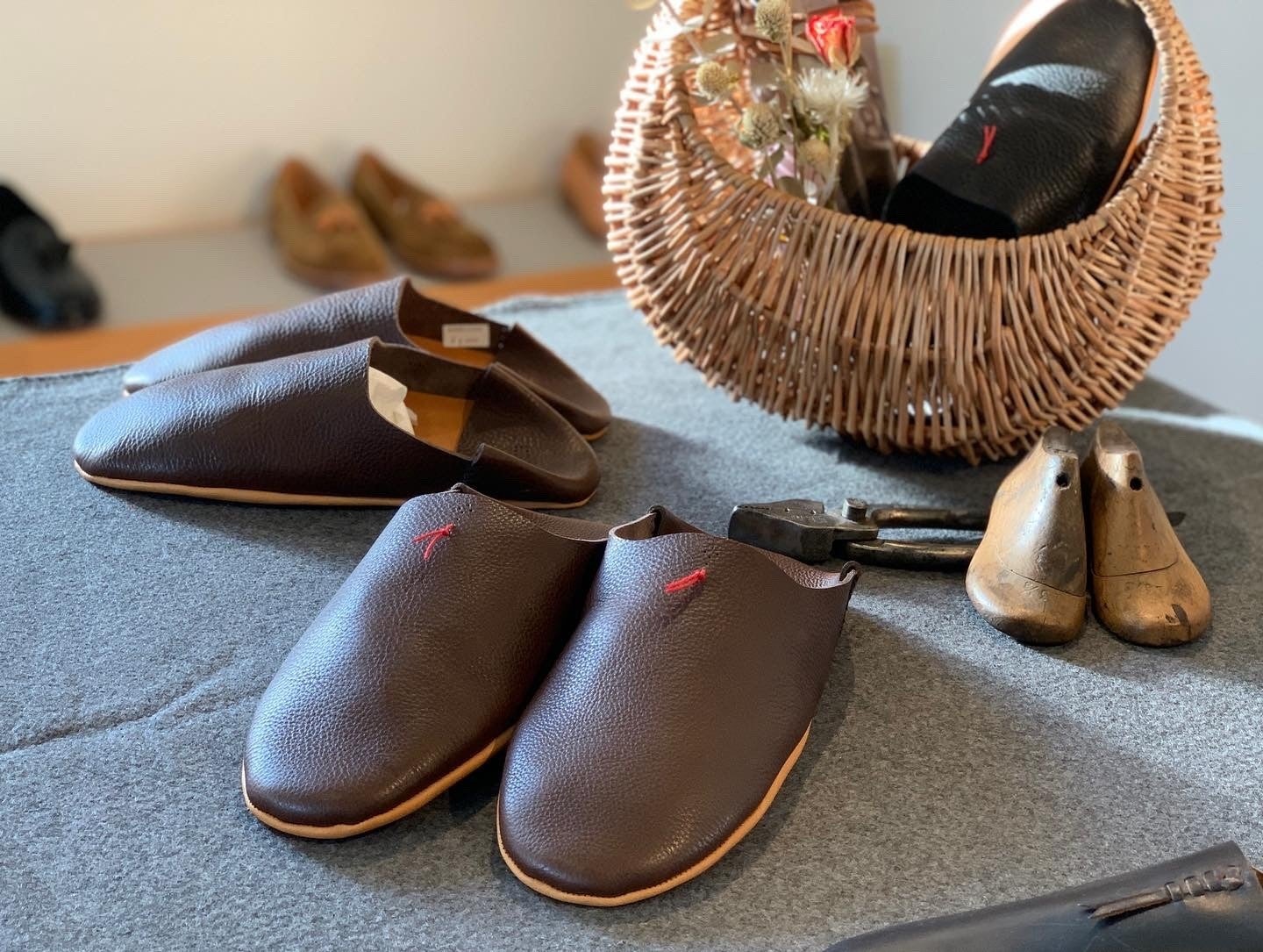 HAIshoemakerの履き心地の良いバブーシュ