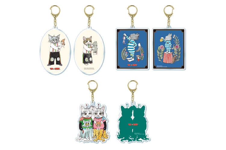 アクリルキーホルダー　各1,320円(税込)　お一人様各1点まで