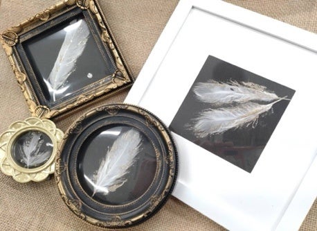 フクロウの羽アート ※完成品の一例です ※画像はイメージです