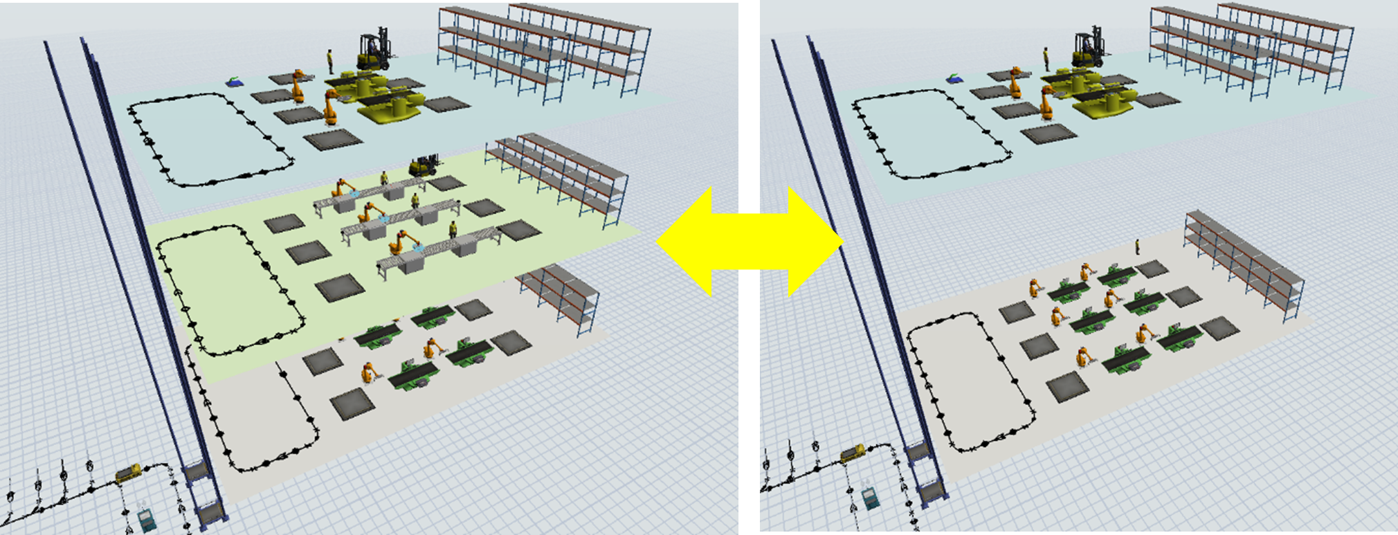フロアごとに表示のオン・オフ可能