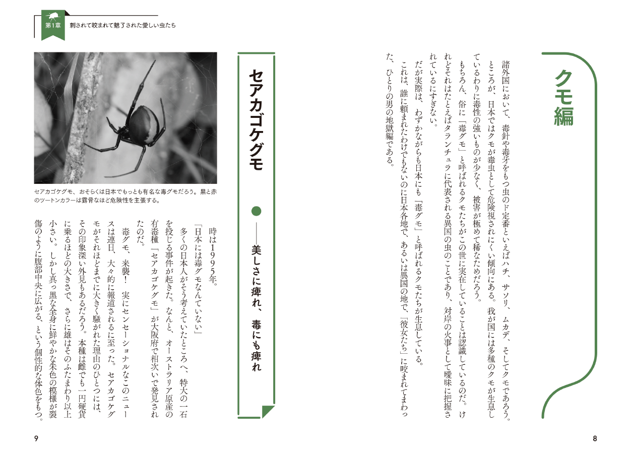 『虫への愛が止まらない』第１章より