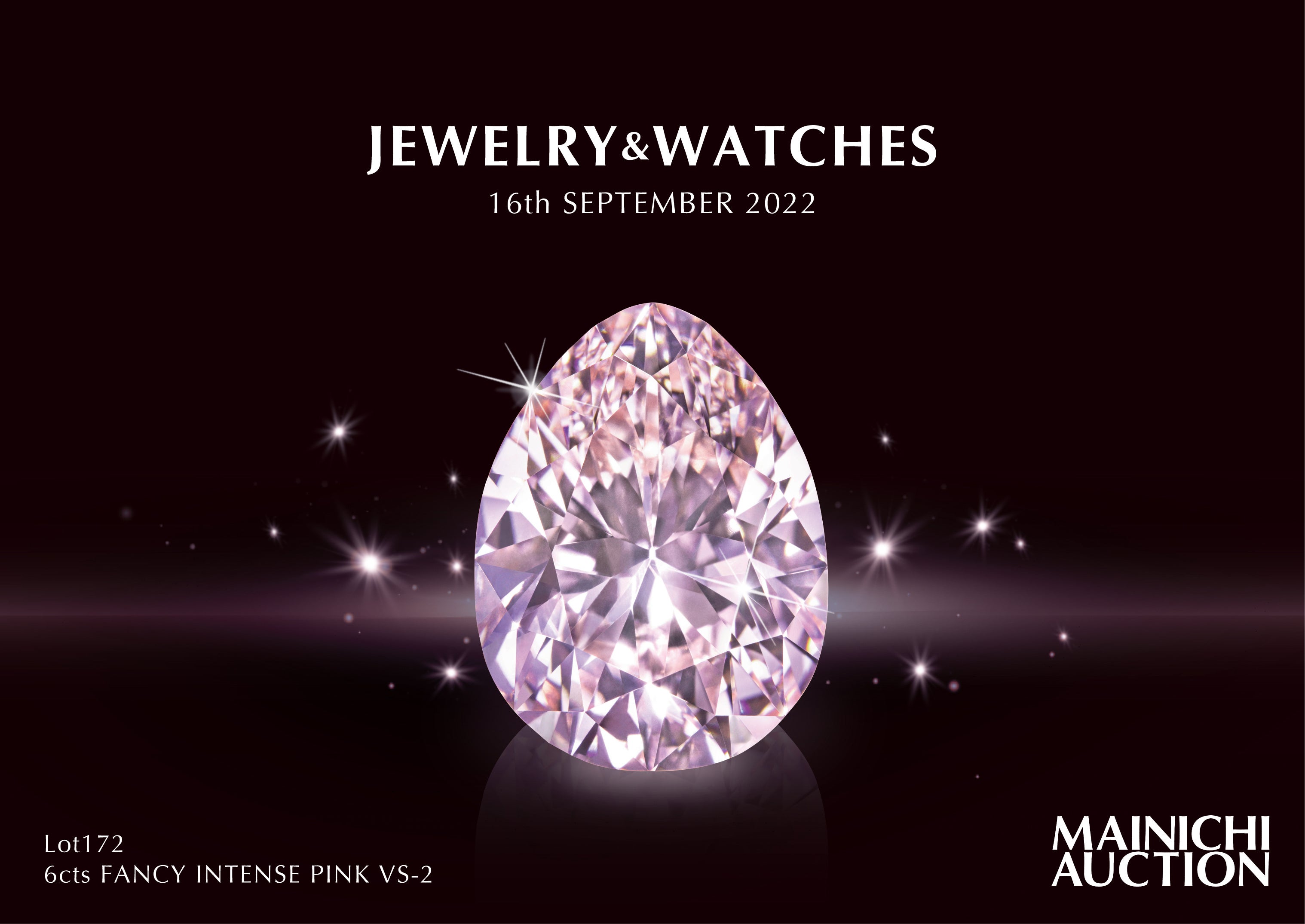 最落無！極希少最高級E EX大粒天然ダイヤ×ピンクダイヤ中宝鑑付