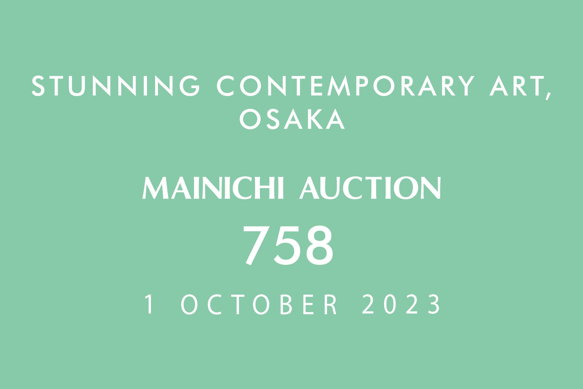 STUNNING CONTEMPORARY ART, OSAKA