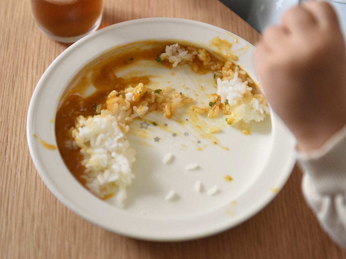 食べ進めると、お皿の底から星マークが出現