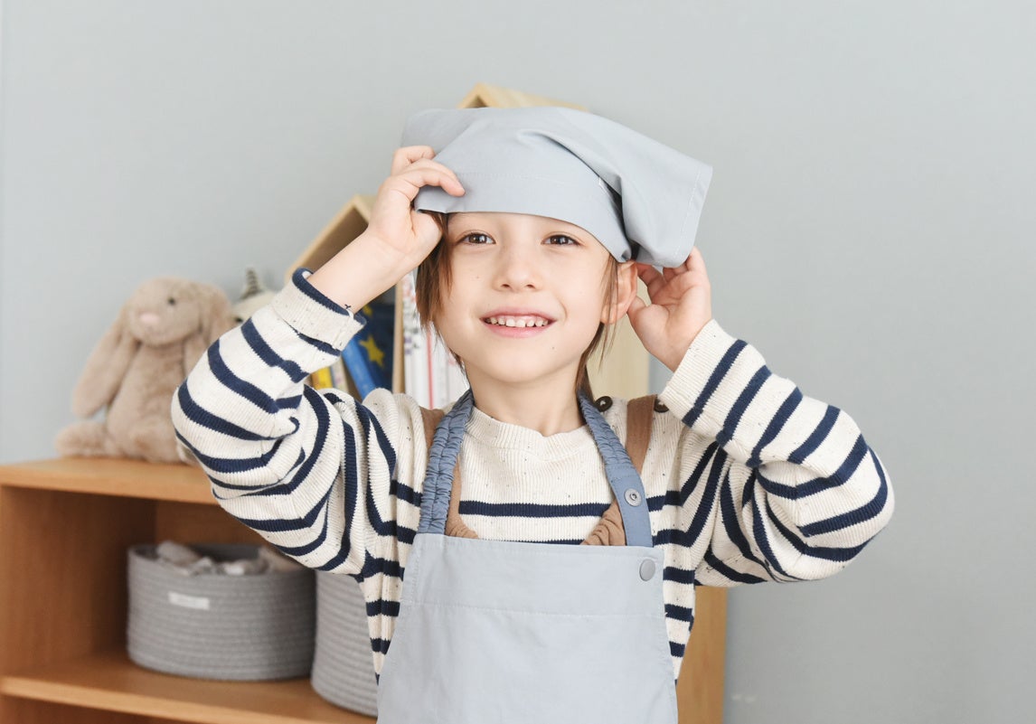 子どもが自分で着やすいデザインに