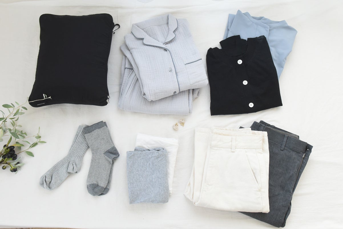 Lサイズは2泊分＋パジャマを入れることも