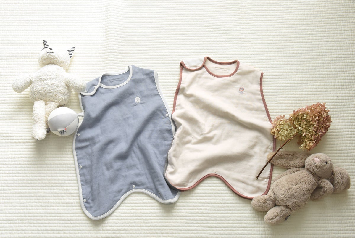 より着せやすい、横開きガーゼスリーパー