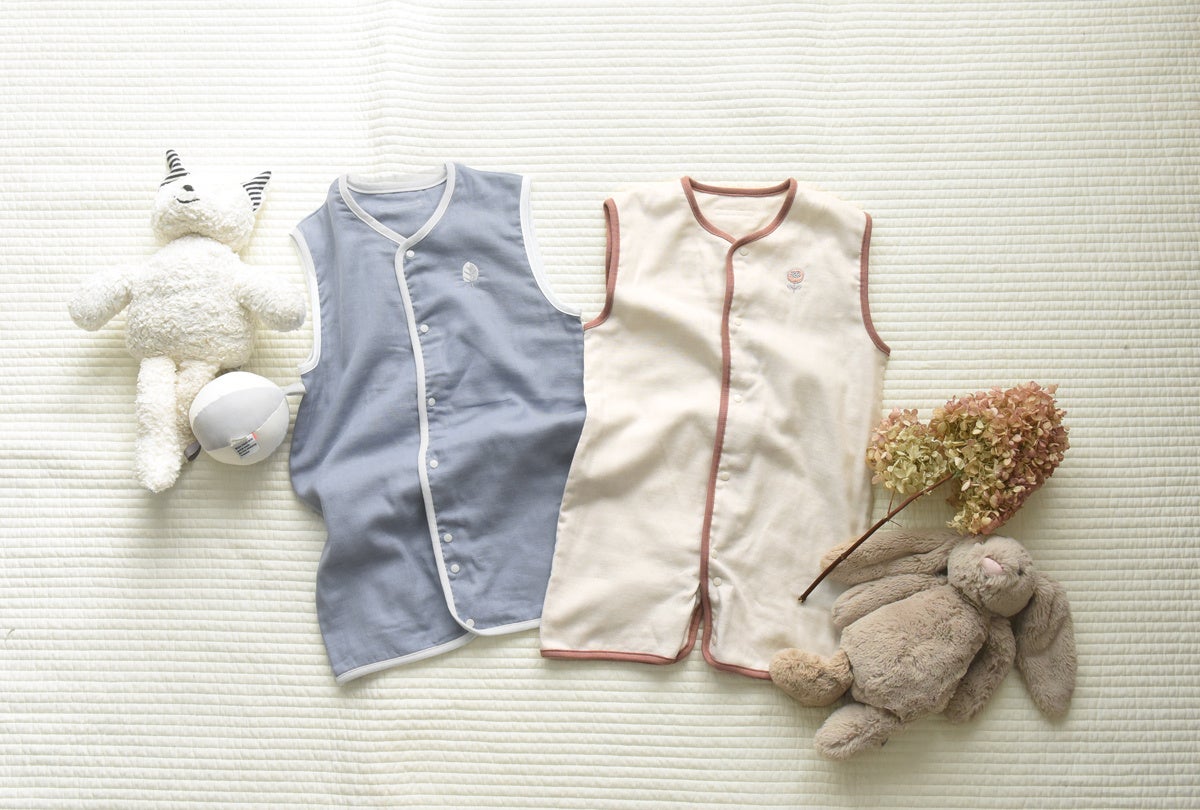 前開きデザインの、ガーゼスリーパー（通常タイプ）