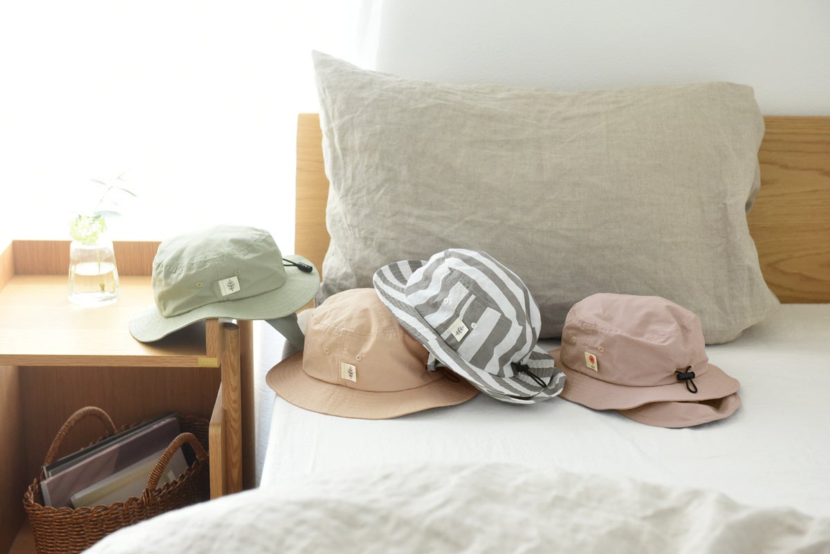 kukka ja puu 日除けタレ付き ハット