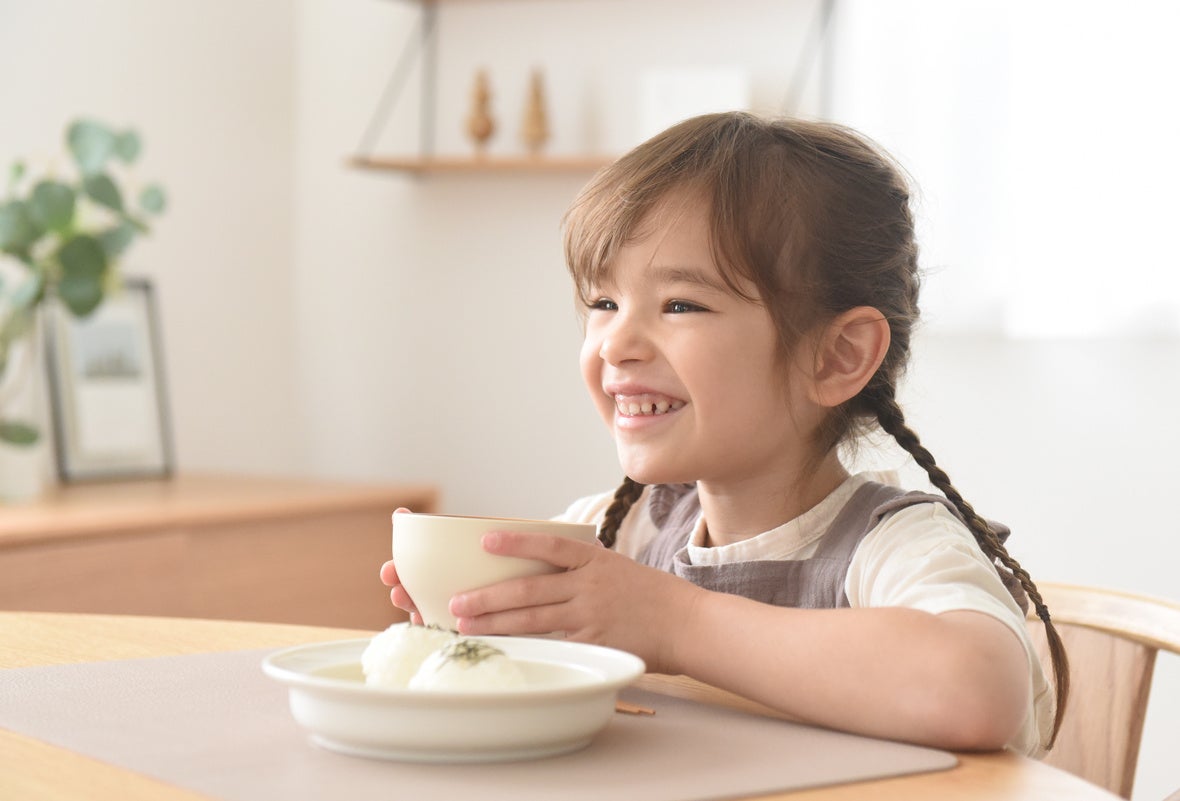 キッズ汁椀／アイボリー