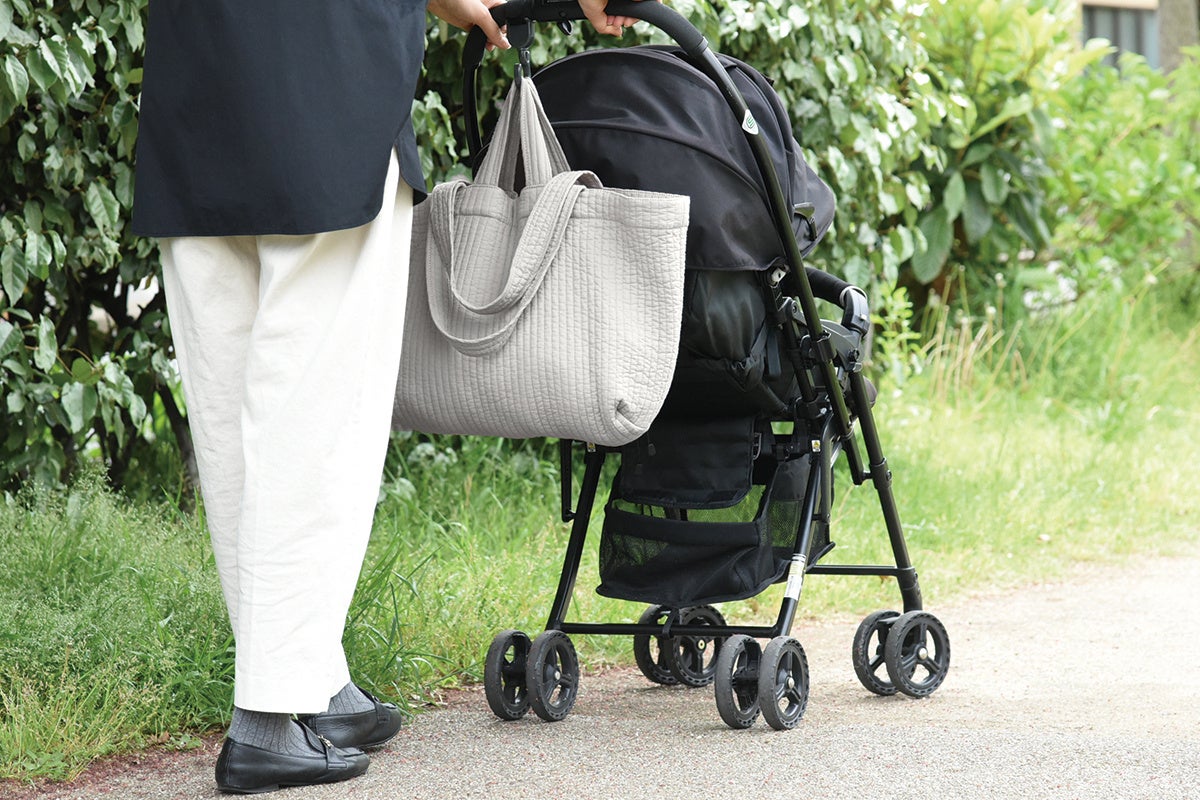 ベビーカーでのお出かけにも