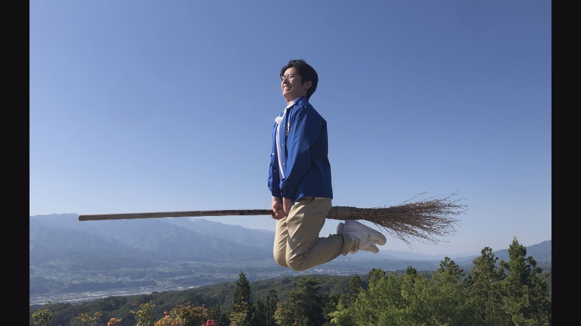 中央アルプスを望む絶景フォトスポットで、映え写真に挑戦