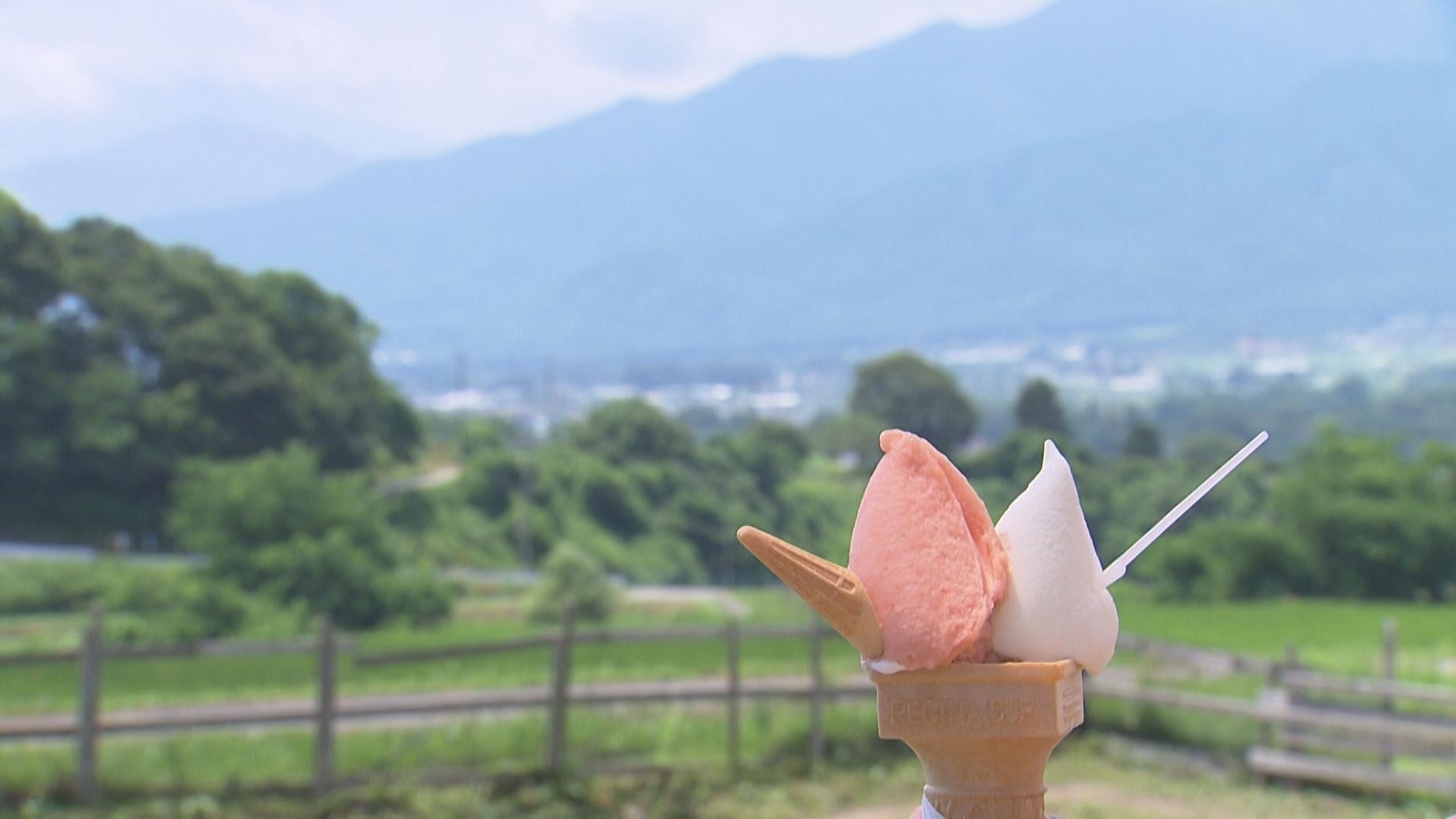 旬の食材を使った絶品ジェラートに「うんまぁ！」美しい景色と共に