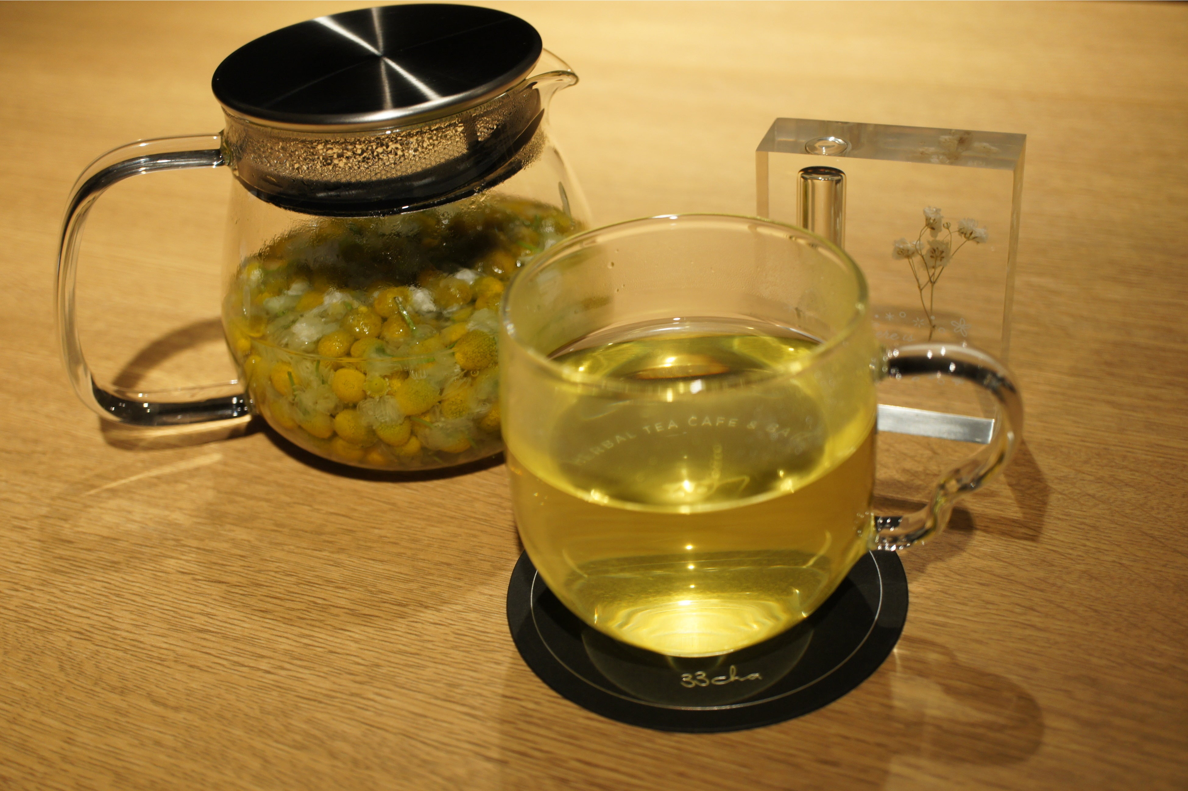 【CAFEメニュー】フレッシュカモミールティー