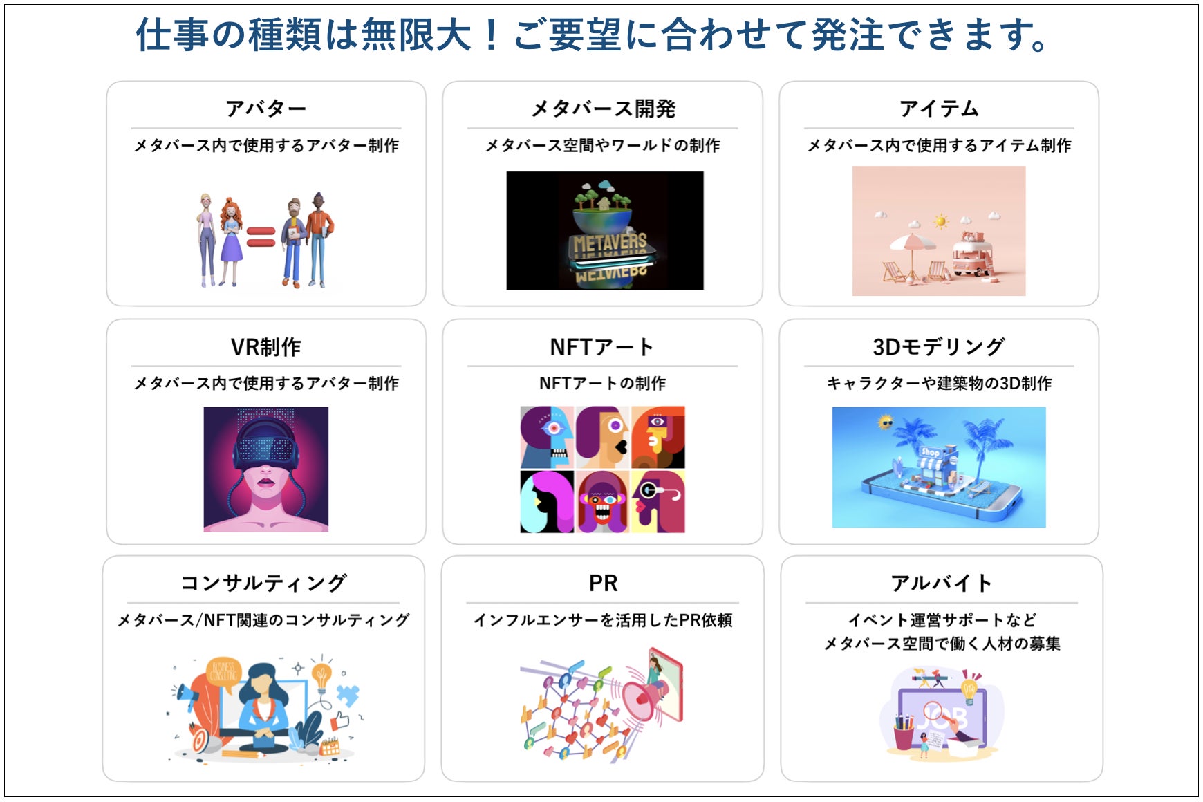 メタバース Nft特化型のクラウドソーシングプラットフォーム Metaworks メタワークス を8 1に公開予定 株式会社contronymのプレスリリース メタバース Nft特化型のクラウドソーシングプラットフォーム Metaworks メタワークス を8 1に公開予定 株式会社contronymのプレスリリース