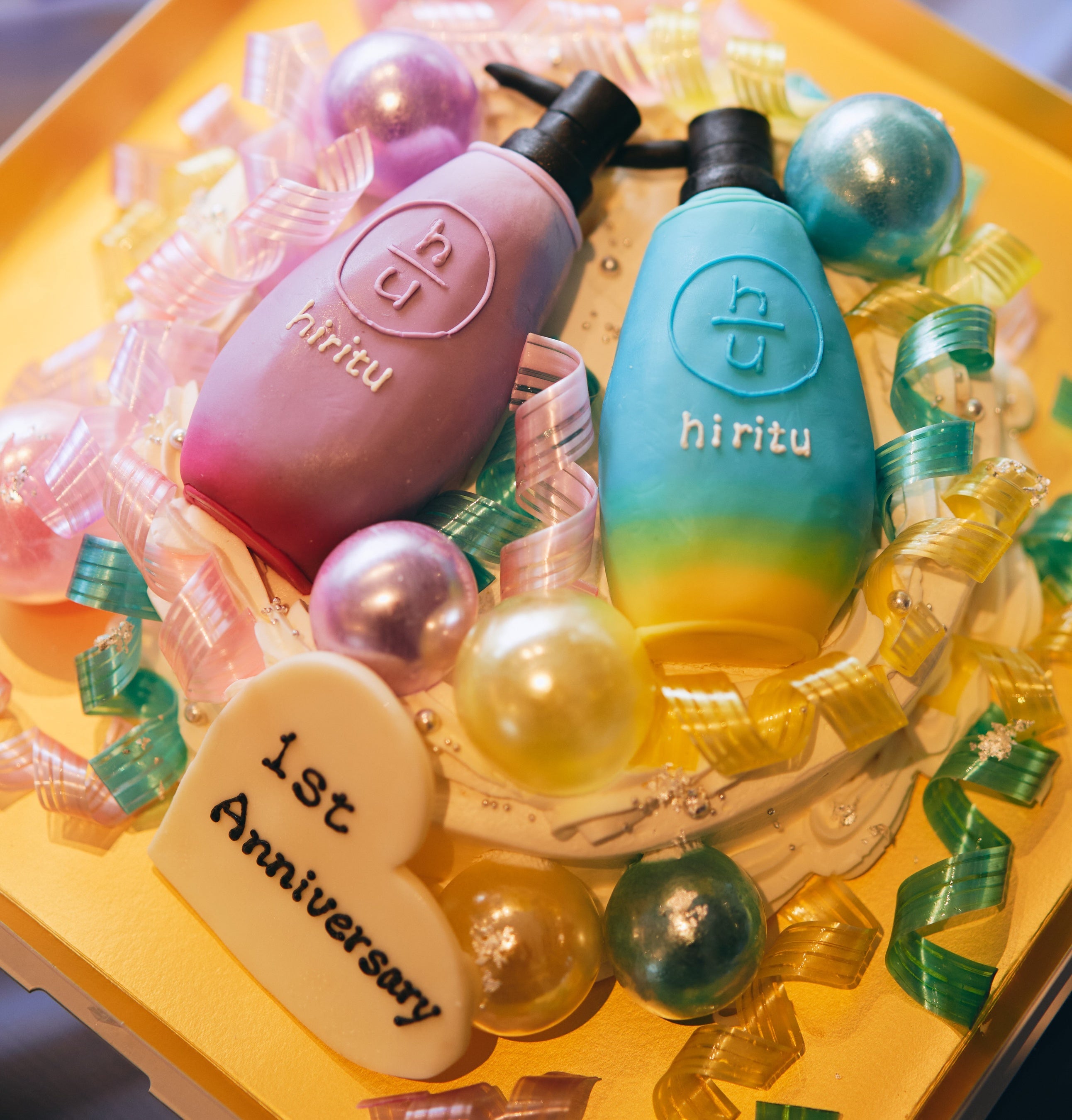 1周年を記念するオリジナルケーキ