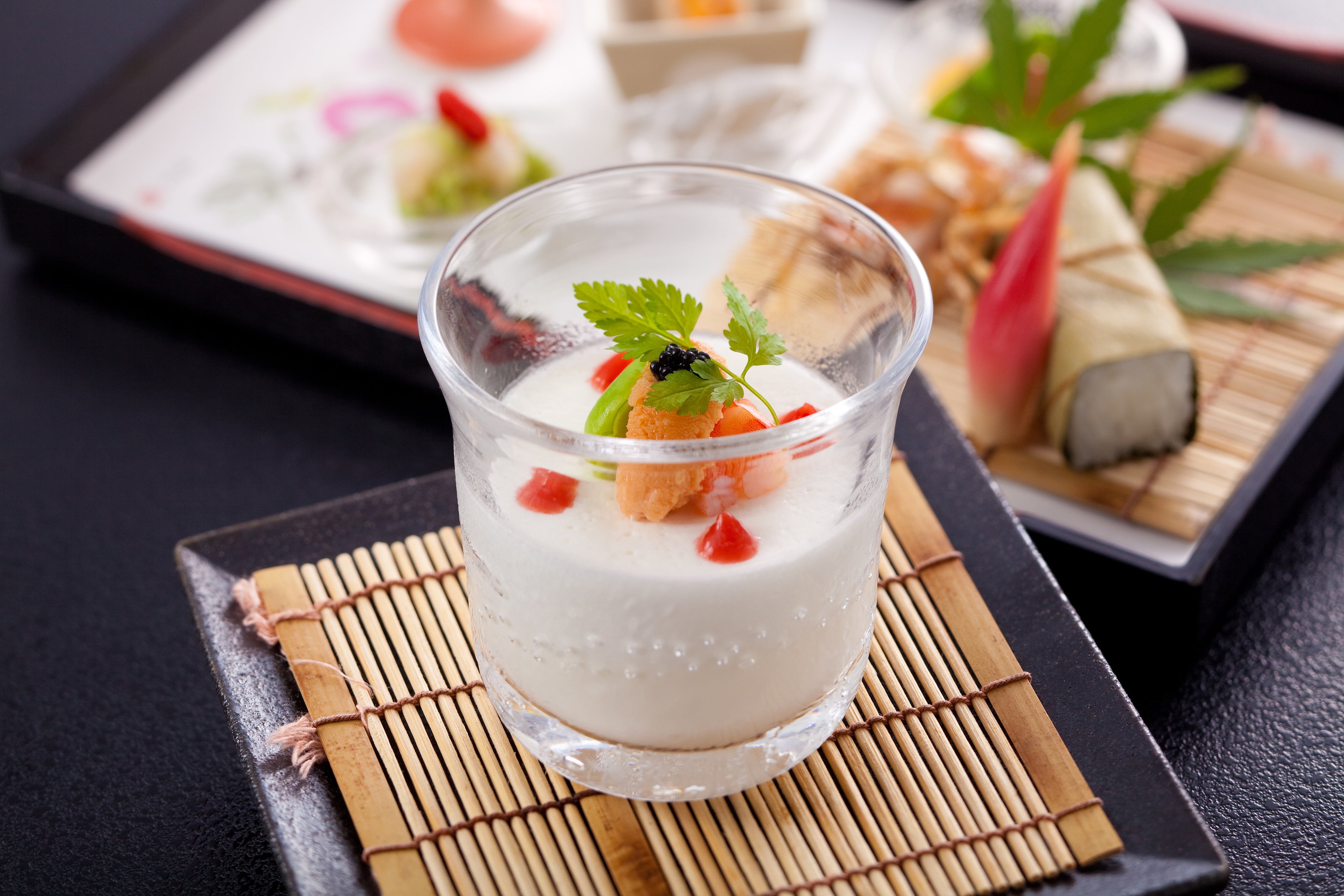 料理長厳選素材の夕食一例