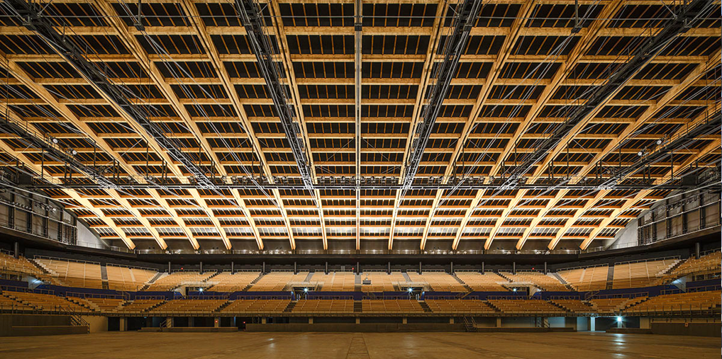 2020年 最優秀賞 (農林⽔産⼤⾂賞) 『有明体操競技場』（(株)⽇建設計、清⽔建設(株)、(公財)東京オリンピック・パラリンピッ ク競技⼤会組織委員会）