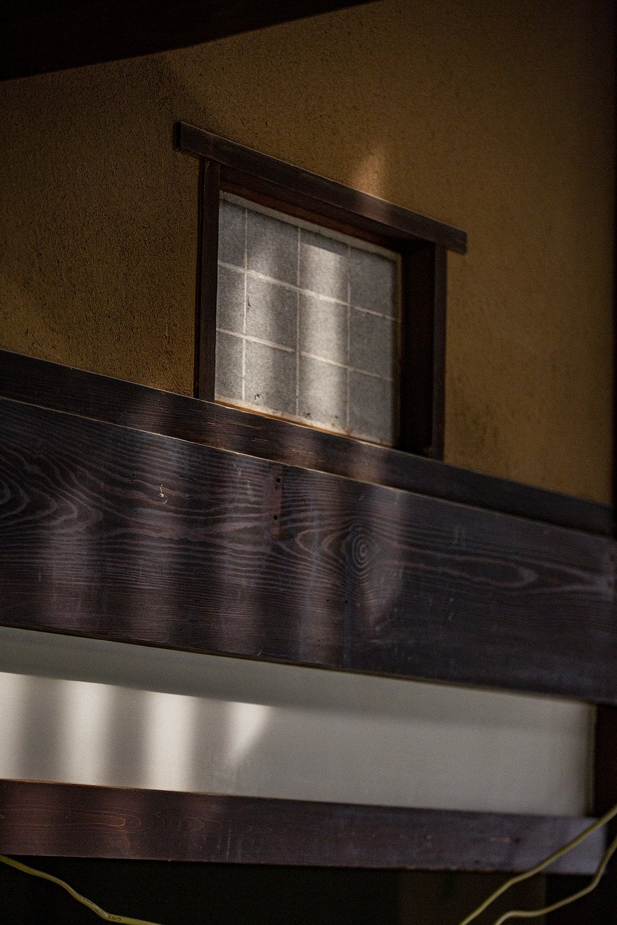 高山の町屋ならではの二階の覗き障子