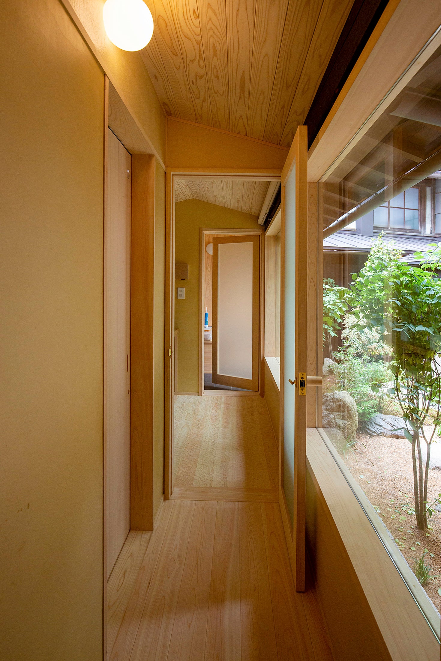 飛騨高山で育った木を使った室内