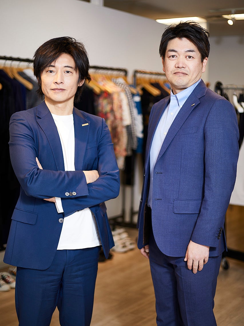 WMH 代表取締役社長 加福 真介（左）、iDA 新社長に就任する堀井 謙一郎（右）