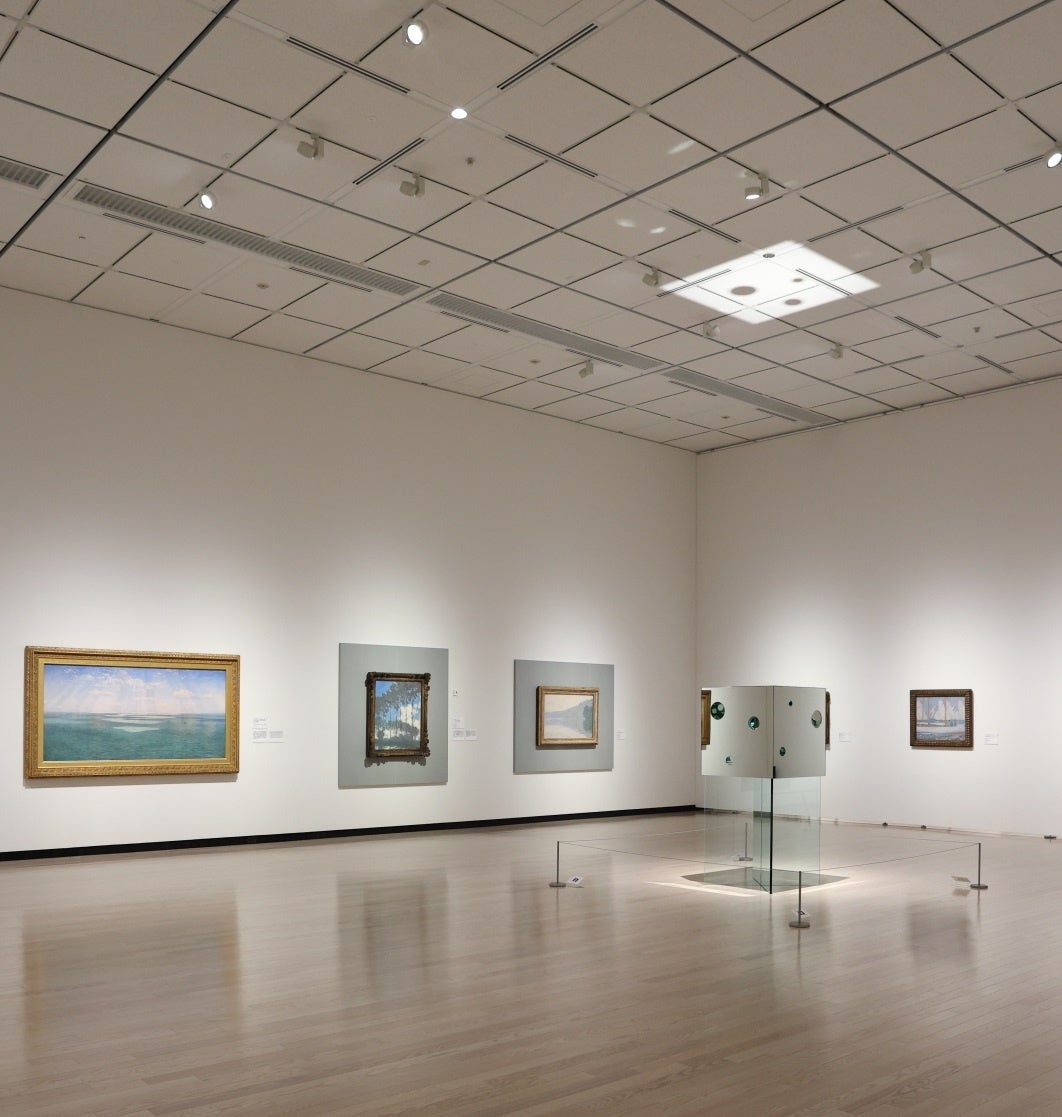 大阪中之島美術館で開催中の展覧会 「テート美術館展　光　― ターナー、印象派から現代へ」展示の様子