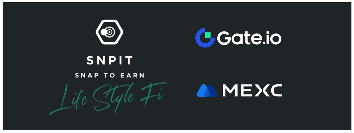 Snap to Earn「SNPIT」の「SNPIT Token」、海外取引所Gate.ioとMEXCで取引開始 Snap to Earn「SNPIT」の「SNPIT Token」、海外取引所Gate.ioとMEXCで取引開始