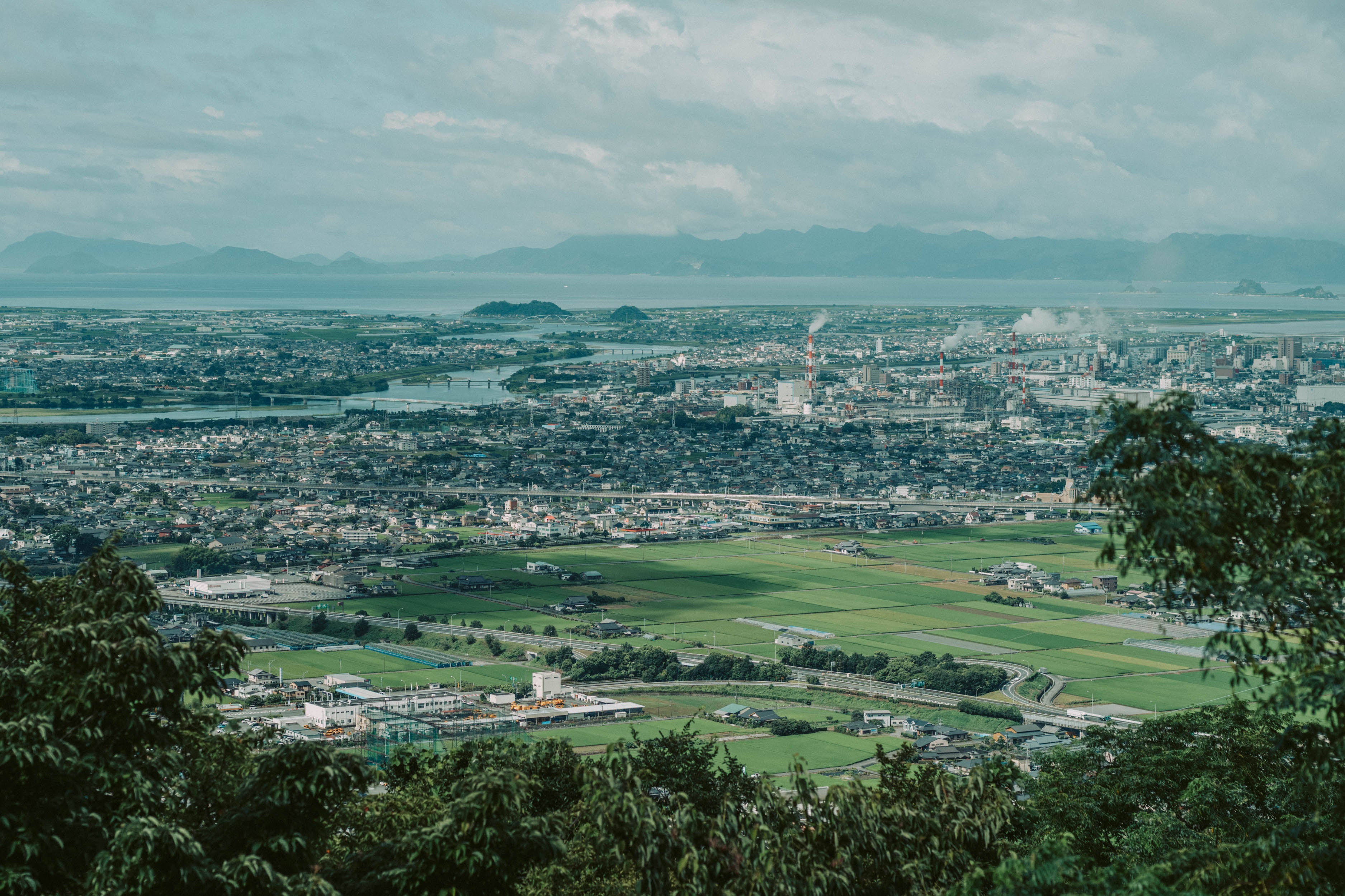 熊本県八代市の全景