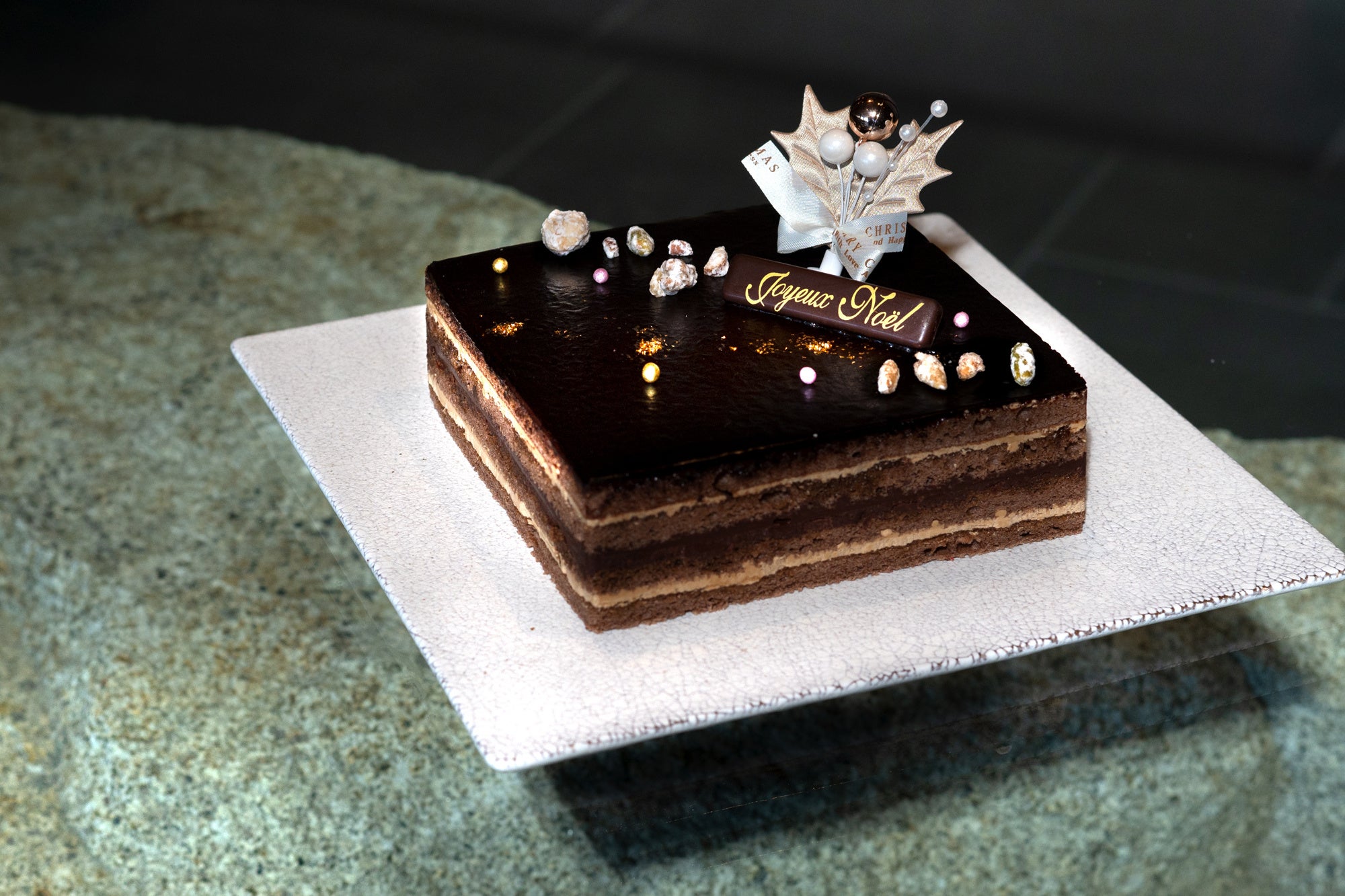 クリスマスガトーオペラカフェ（15×15cm）￥7,020