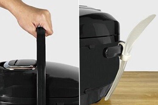 ROOMMATE UMADAKI 炊飯器 5合 黒 炊飯器 5合炊き 一人暮らし用 ROOMMATE 極UMADAKI RM-210H-BK