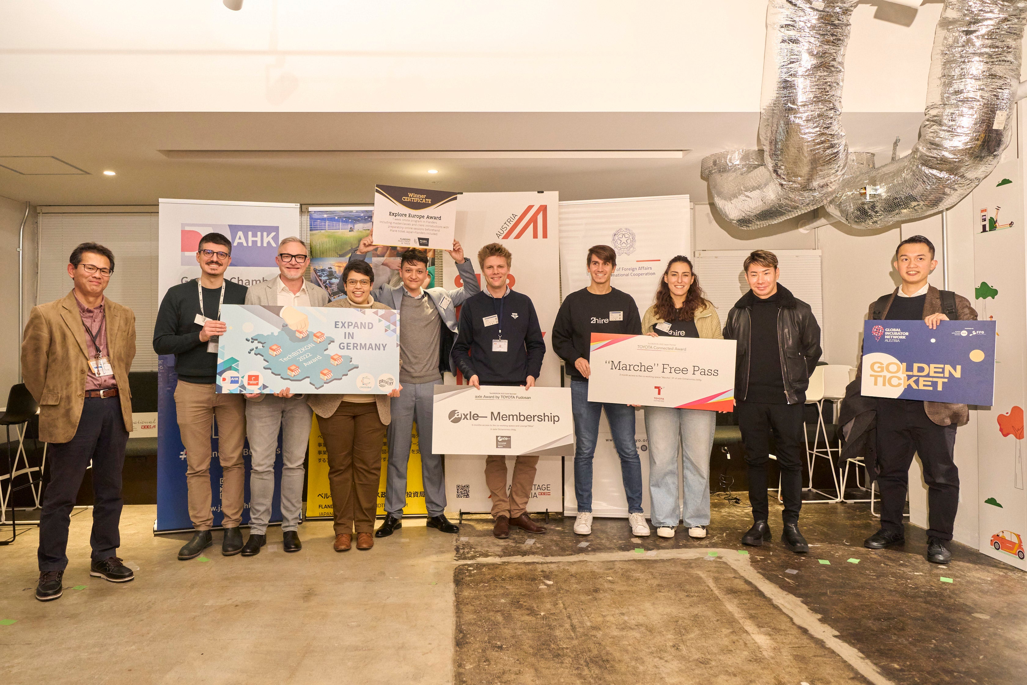 2022年開催「TechBIZKON VI Mobility」の受賞スタートアップ