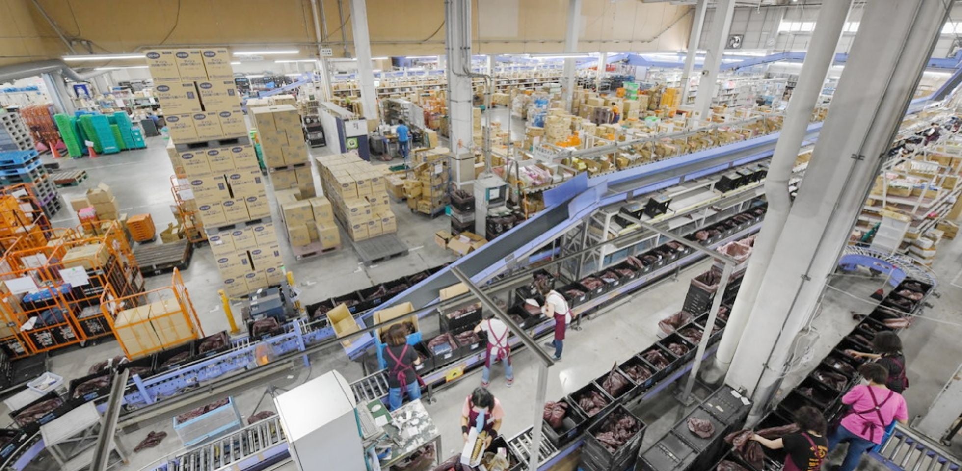 コープさっぽろ　物流センターの様子