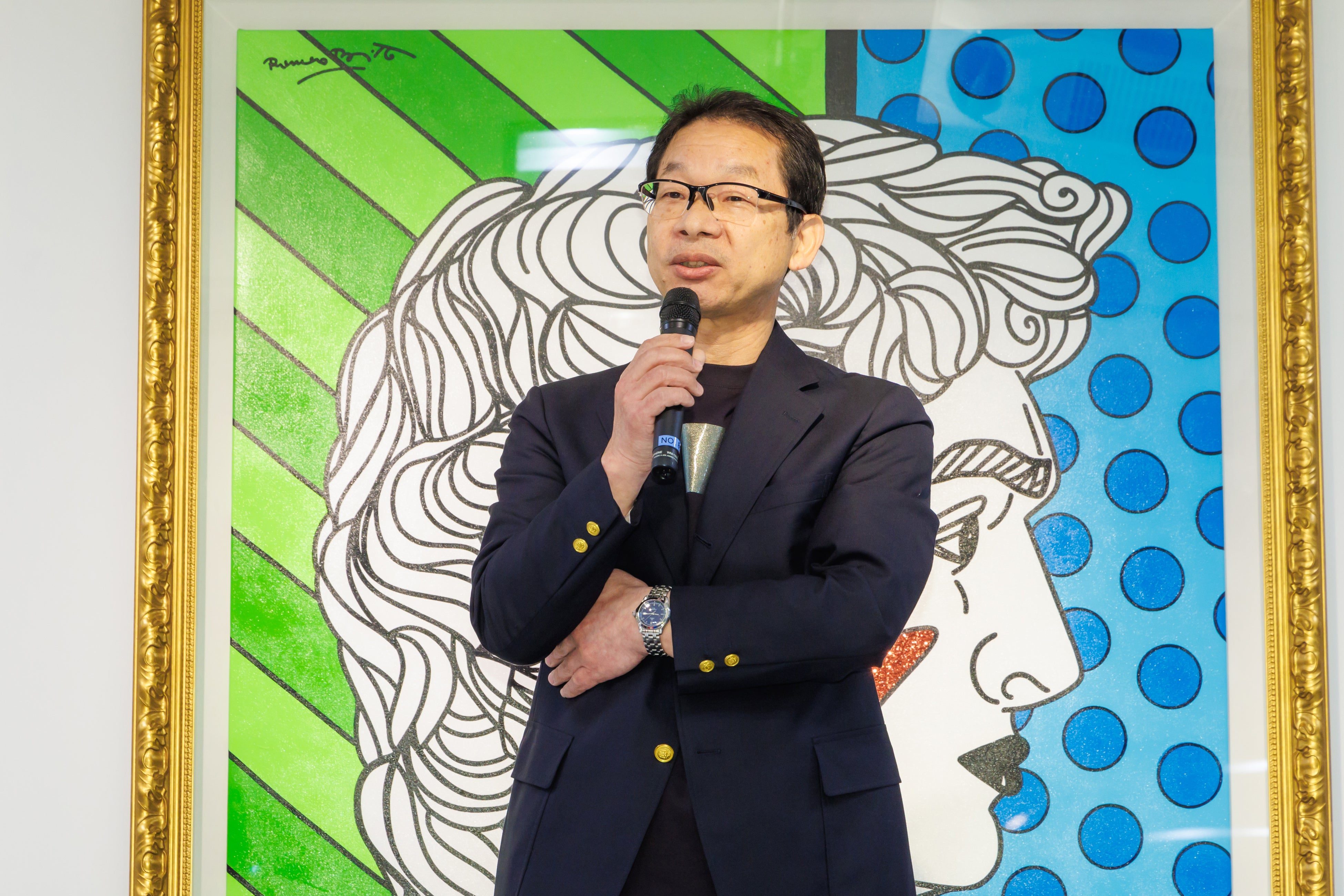 日本ゼオン、偽造防止にもなる新素材を取り入れたアート作品を