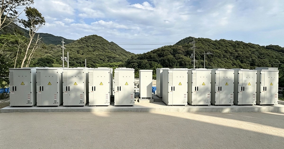 岡山県和気郡2MW蓄電所