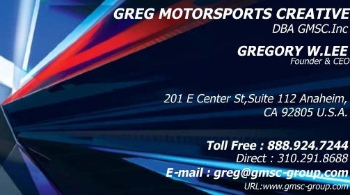 Greg Motorsports Creative dba GMSC,Inc