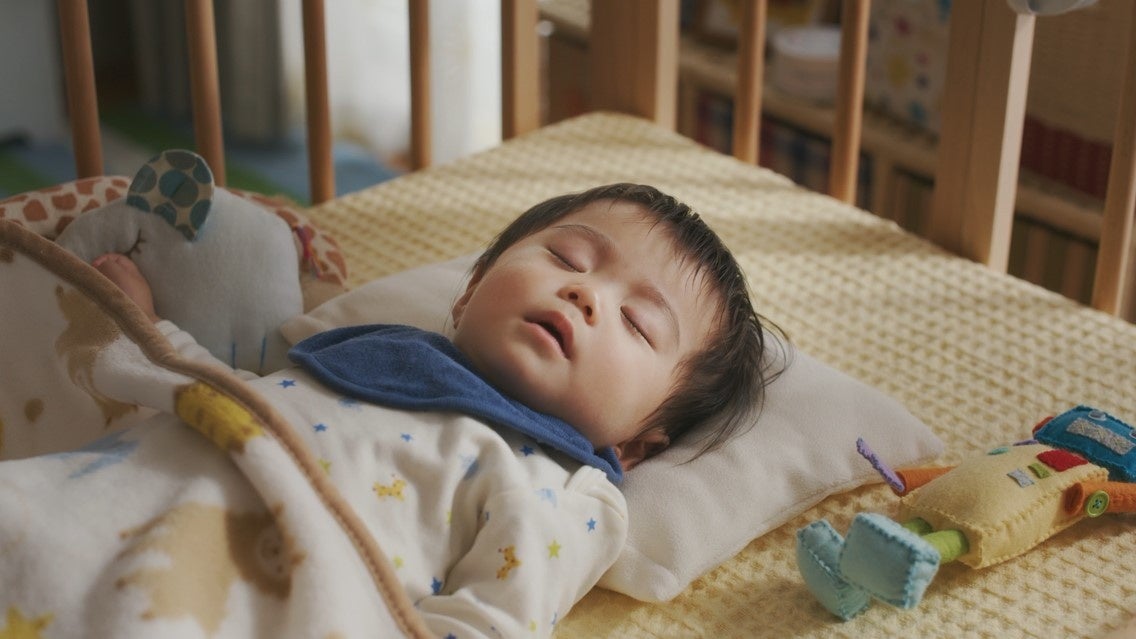 一建設新テレビCM「いい人生にちょうどいい家を　赤ちゃん」篇