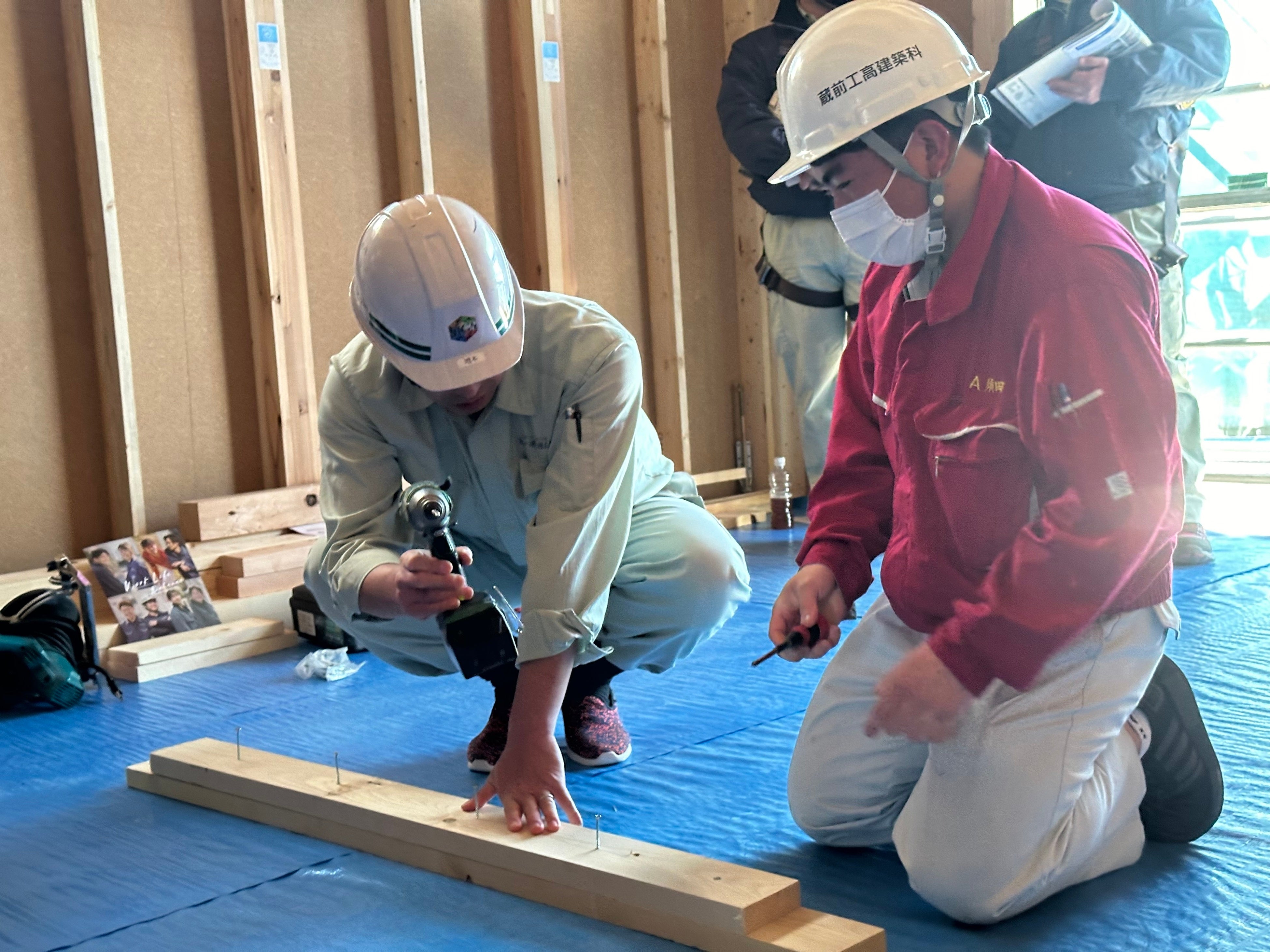 木造住宅の建築現場見学会