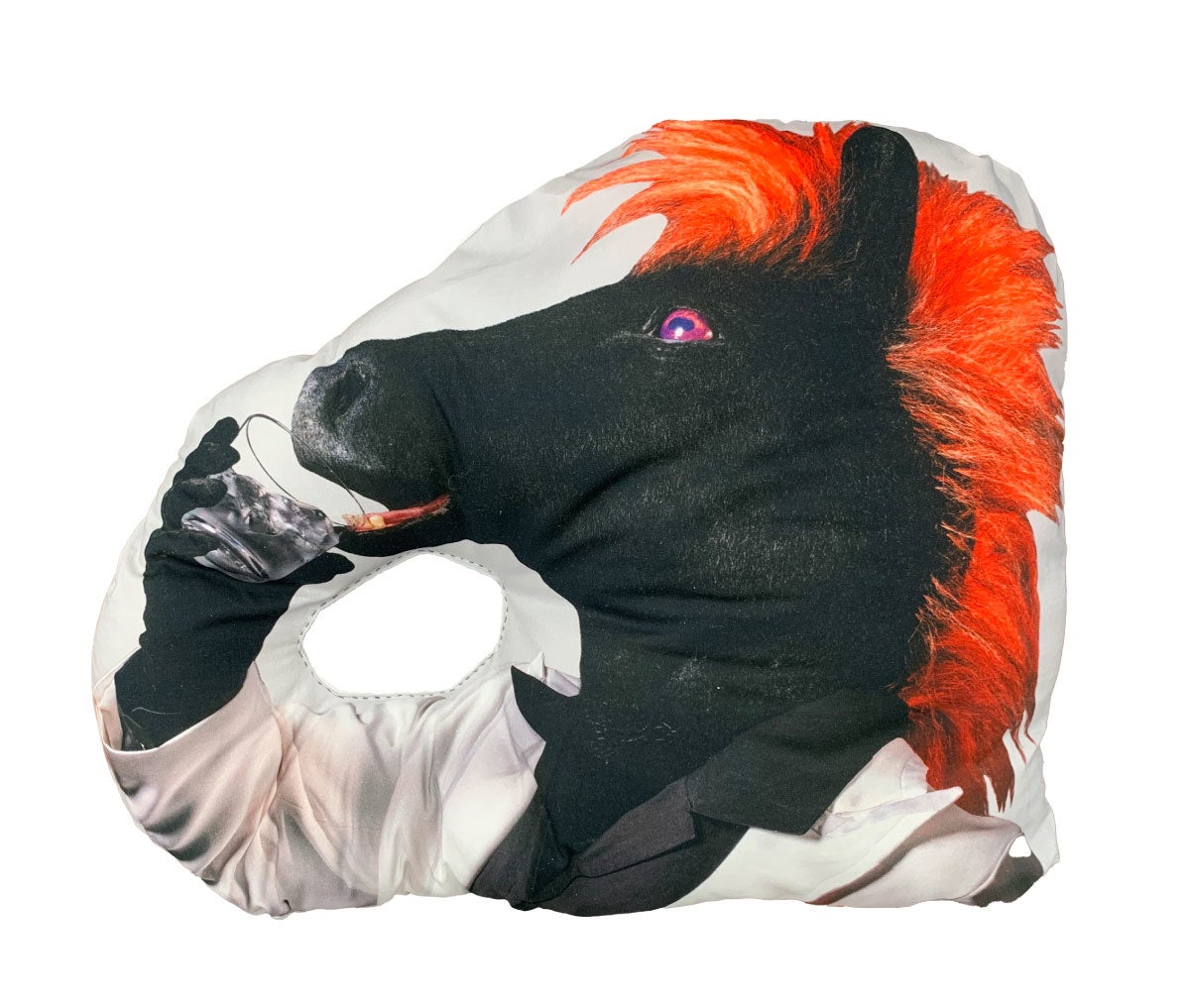 ＜【藤原麻里菜さん製作】MCウマーとクロス飲みできるクッション＞