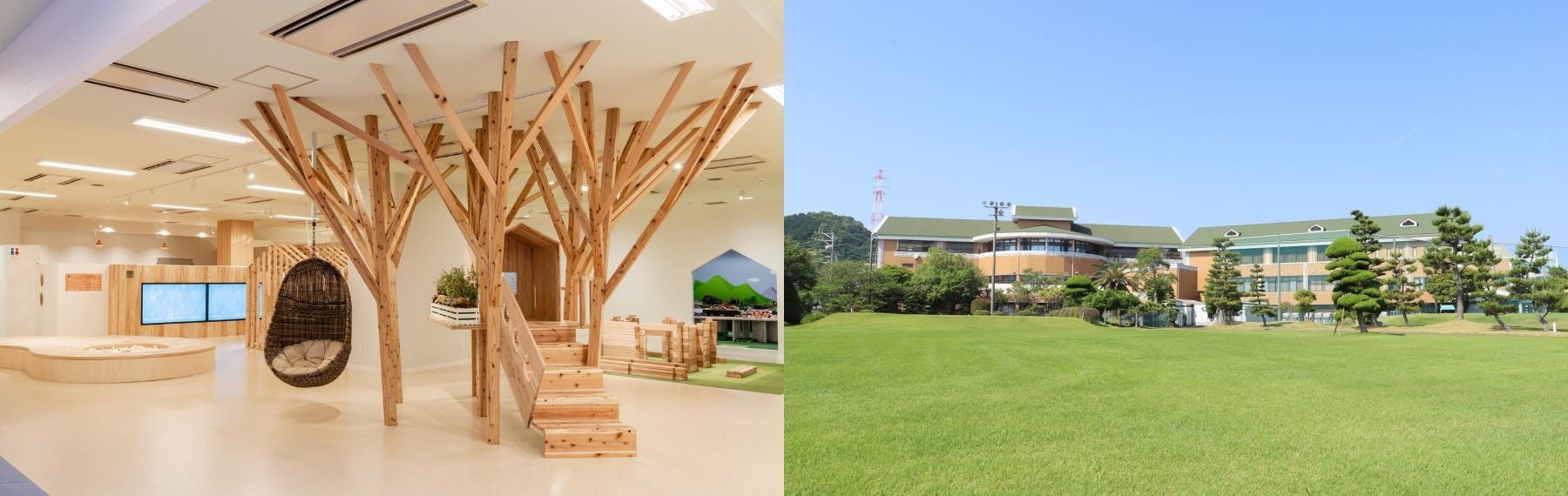 お子様連れファミリーを対象とした「キッズパークcotton」と全9ホールのゴルフ場「くだまつパブリックゴルフ」