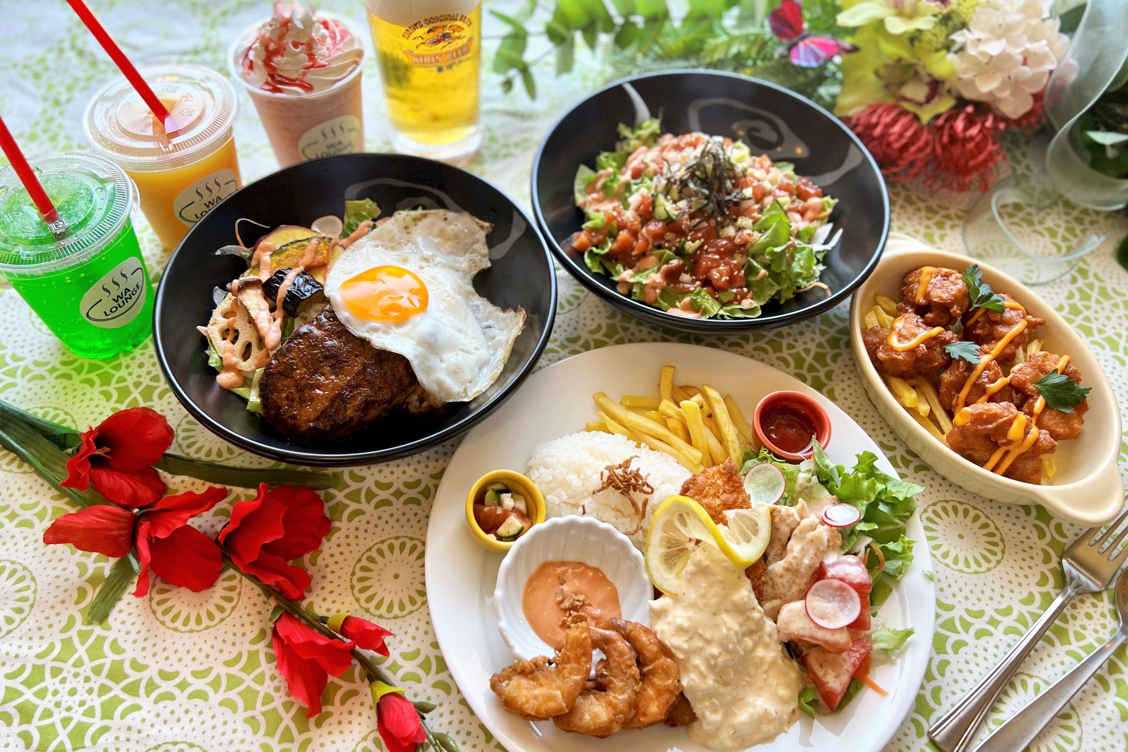 ハワイアンフードフェアの料理