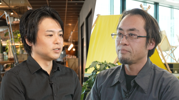 (左から 株式会社CARTA SYNC GAMES 代表取締役 岡庭 嵩氏 ,日本運営プロデューサー 鎌瀧 晋也氏)