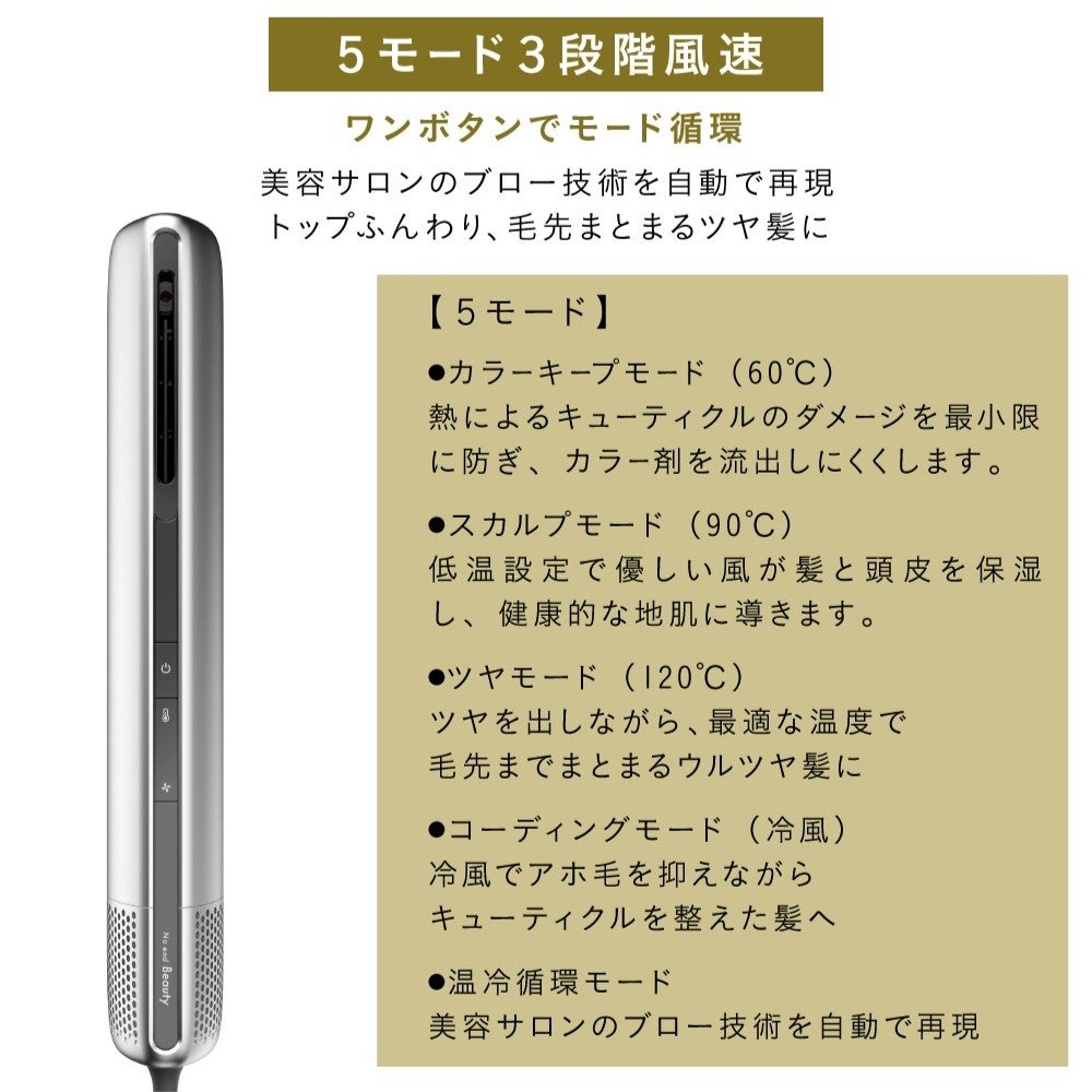 新品未使用【家電批評ベストバイ受賞】Noend エアーブロースティックドライヤー Noend 【家電批評ベストバイ受賞！】Noend エアーブロースティック